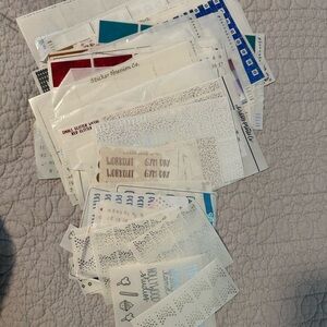 Foil planner sticker destash